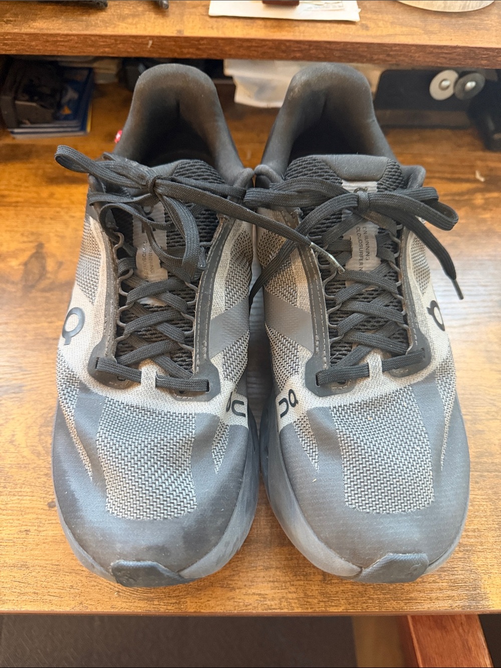 On Running Women’s Black and Gray Performance Running Shoes